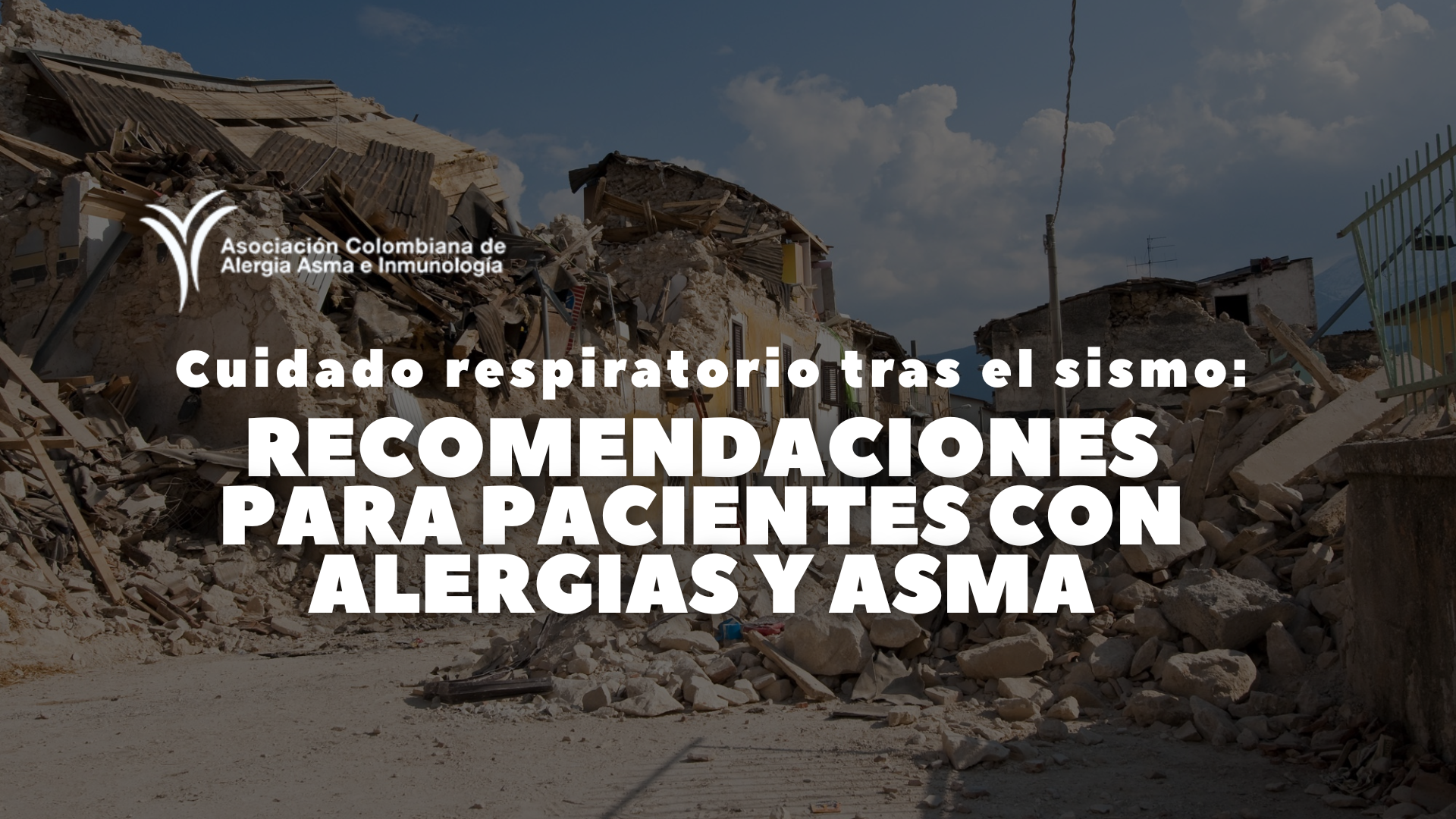 Cuidado Respiratorio Tras El Sismo: Recomendaciones Para Pacientes Con Alergias Y Asma